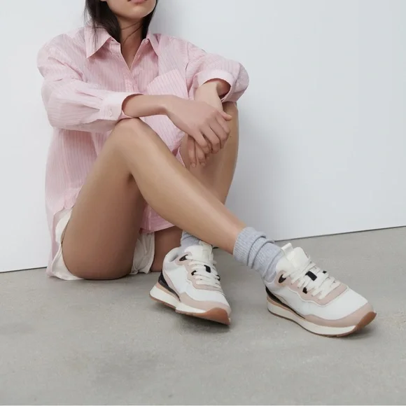 Zara Shoes Zara Combination Sneakers Athletic Shoes Poshmark